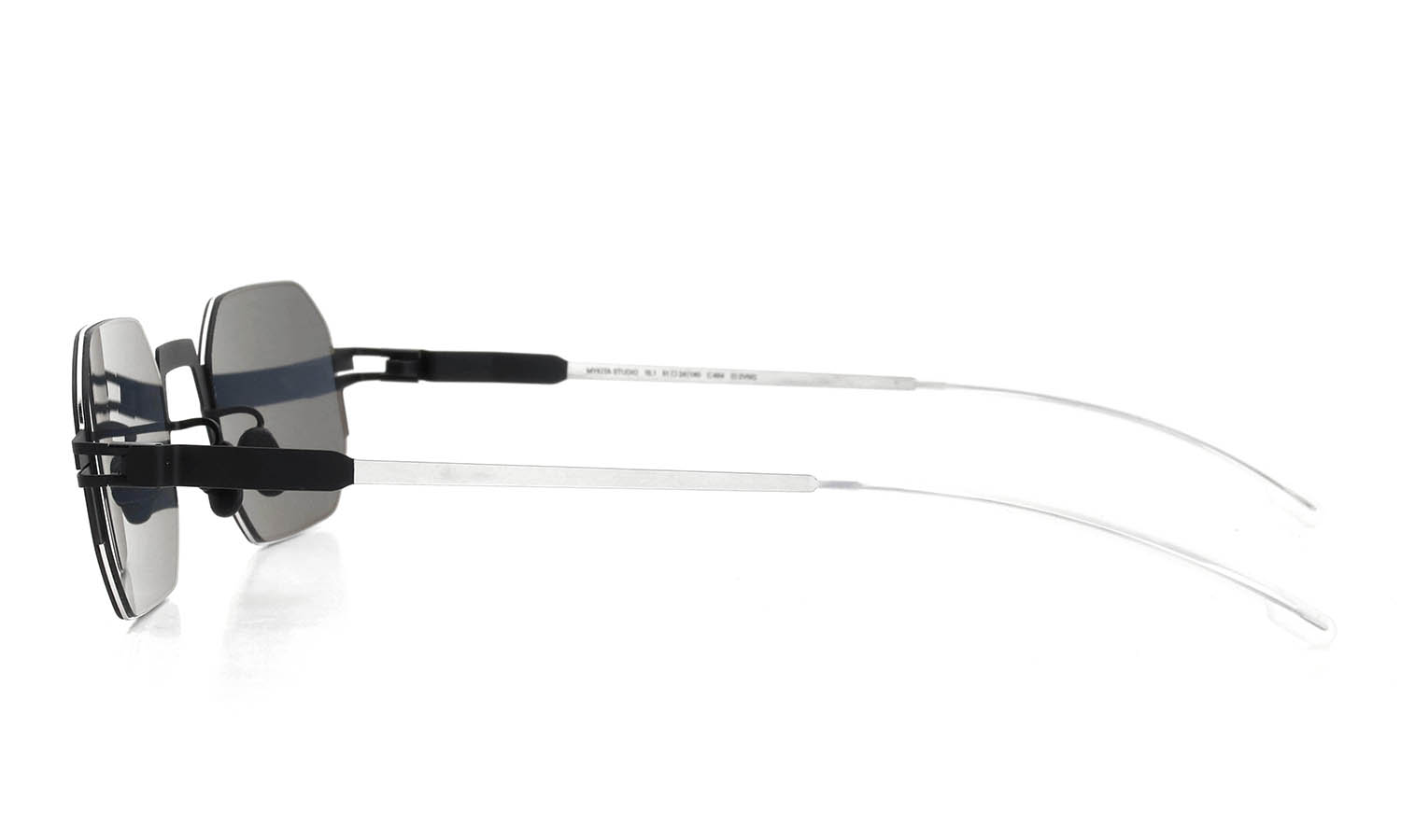 MYKITA STUDIO 15.1 2025年秋発表新作サングラス Black/Silver Darkgrey Solid