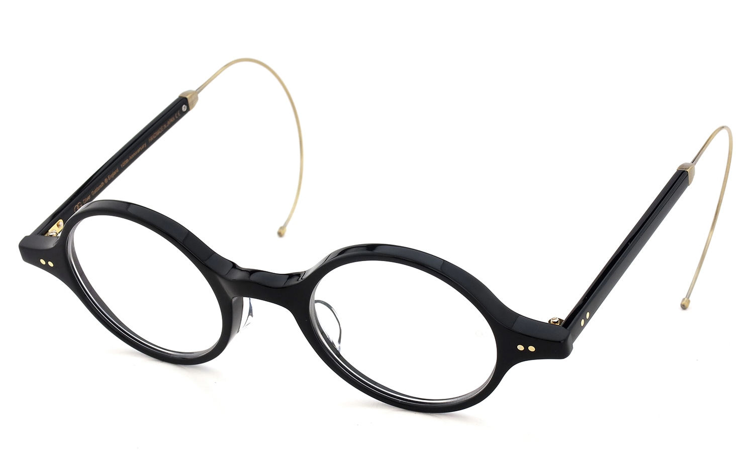 Oliver Goldsmith 100th Anniversary 限定復刻メガネ BULL DOG Nero 45□23