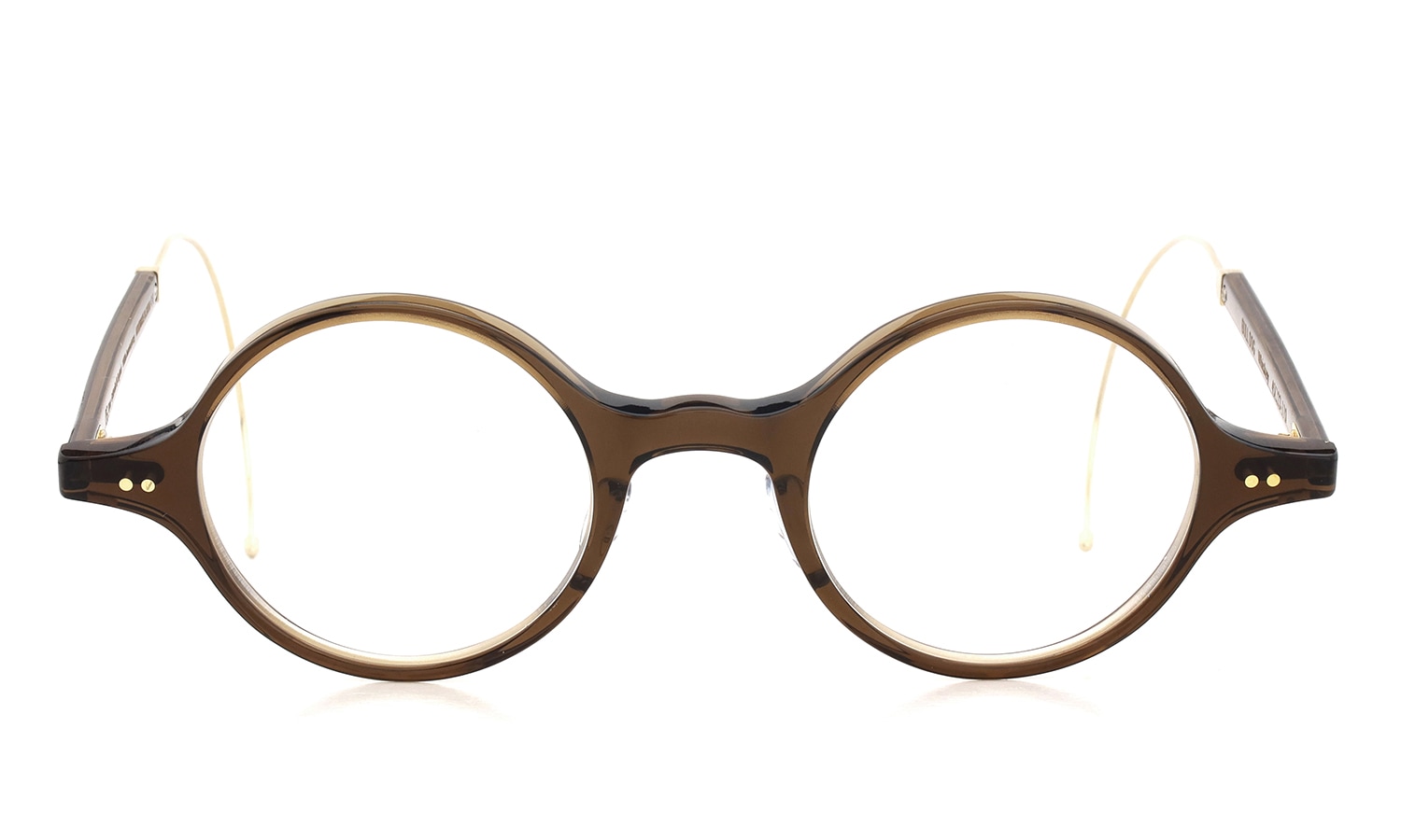Oliver Goldsmith 100th Anniversary 限定復刻メガネ BULL DOG col.Whiskey
