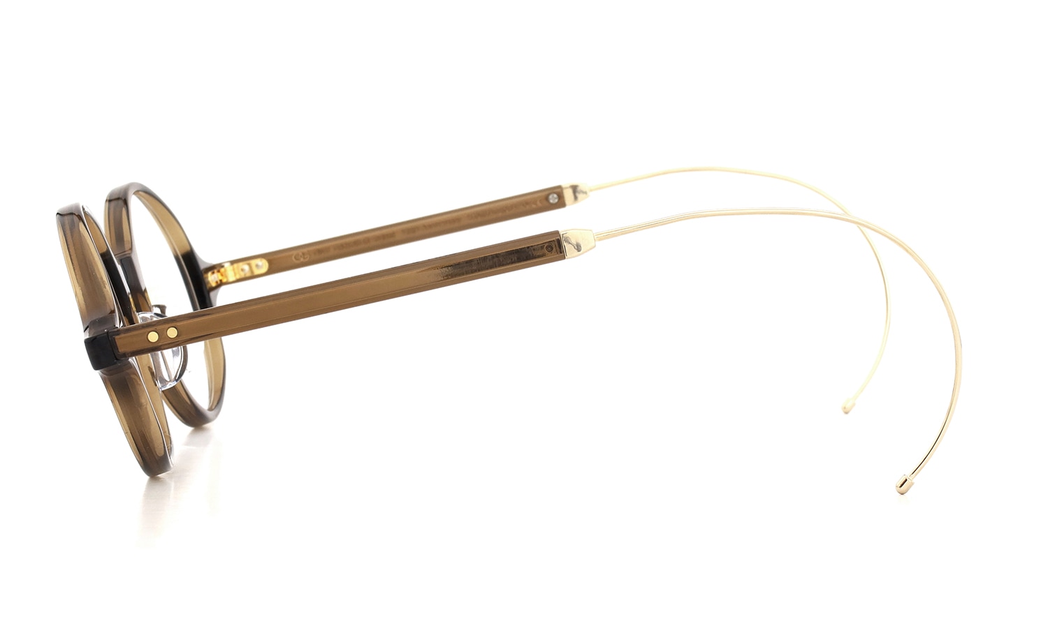 Oliver Goldsmith 100th Anniversary 限定復刻メガネ BULL DOG col.Whiskey
