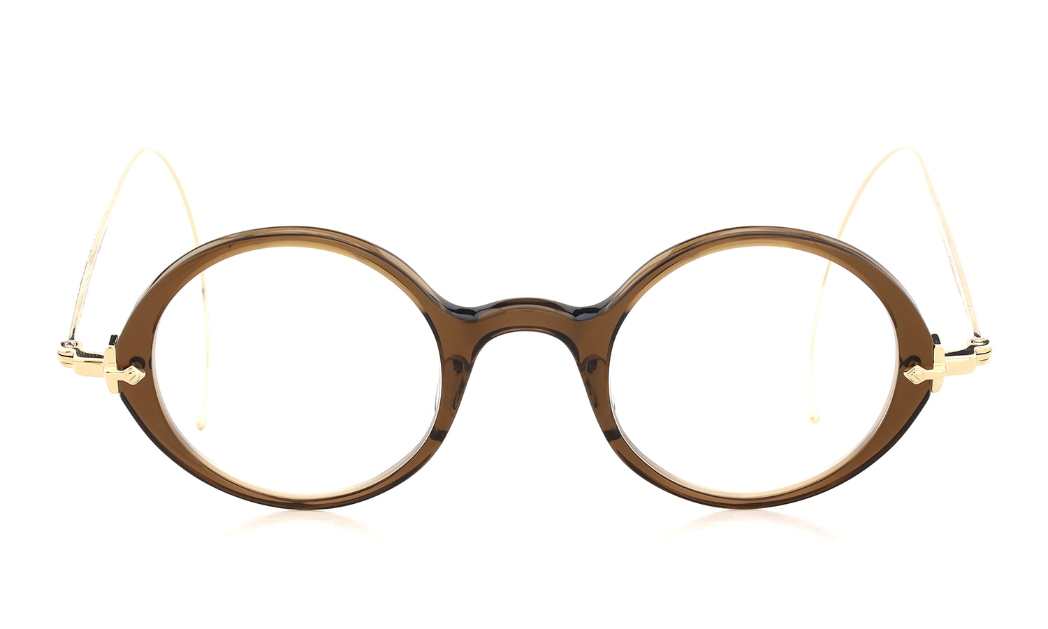 Oliver Goldsmith 100th Anniversary 限定復刻メガネ PORTSMOUTH col.Whiskey 正面