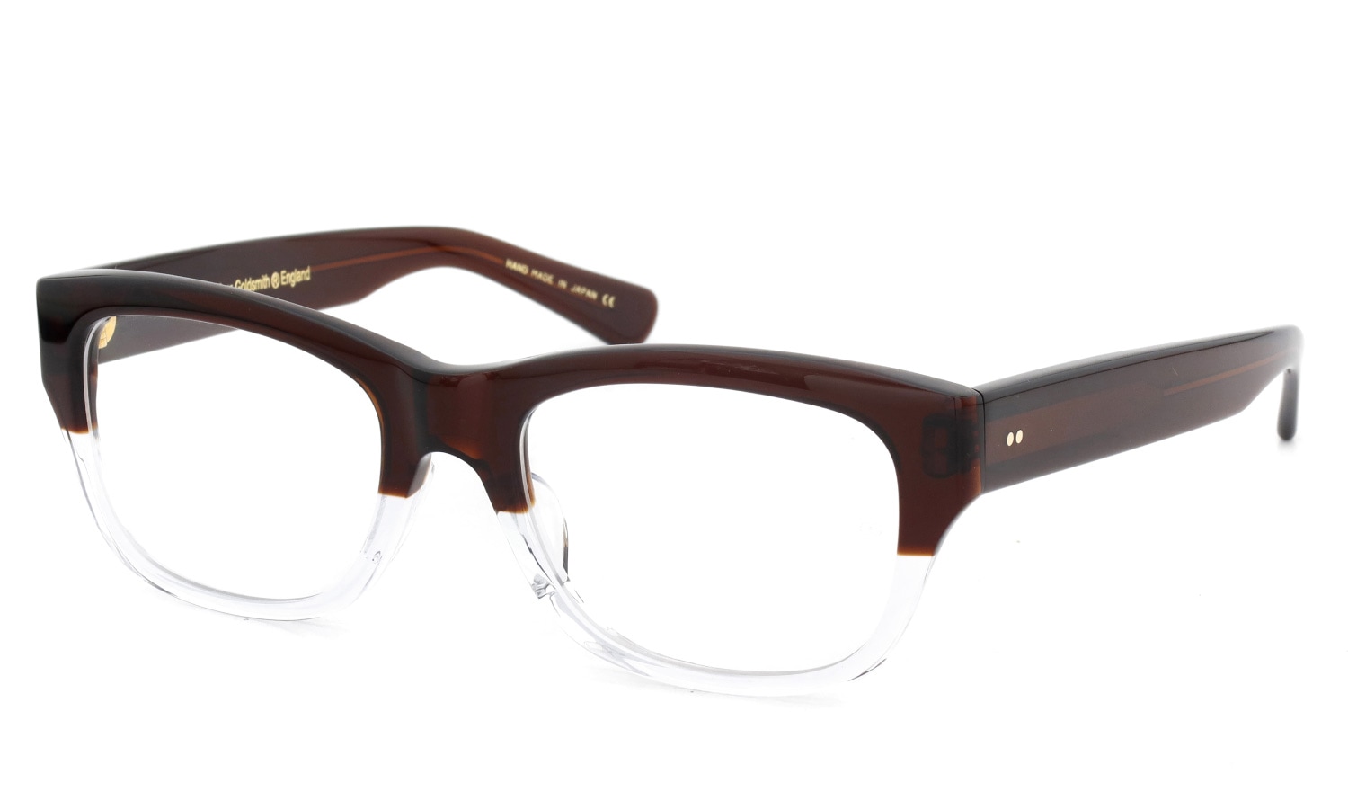 Oliver Goldsmith メガネ CONSUL-g col.Beer Float 斜め正面