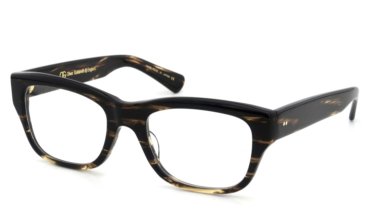 Oliver Goldsmith 定番メガネ CONSUL-s col.Bracken 斜め正面