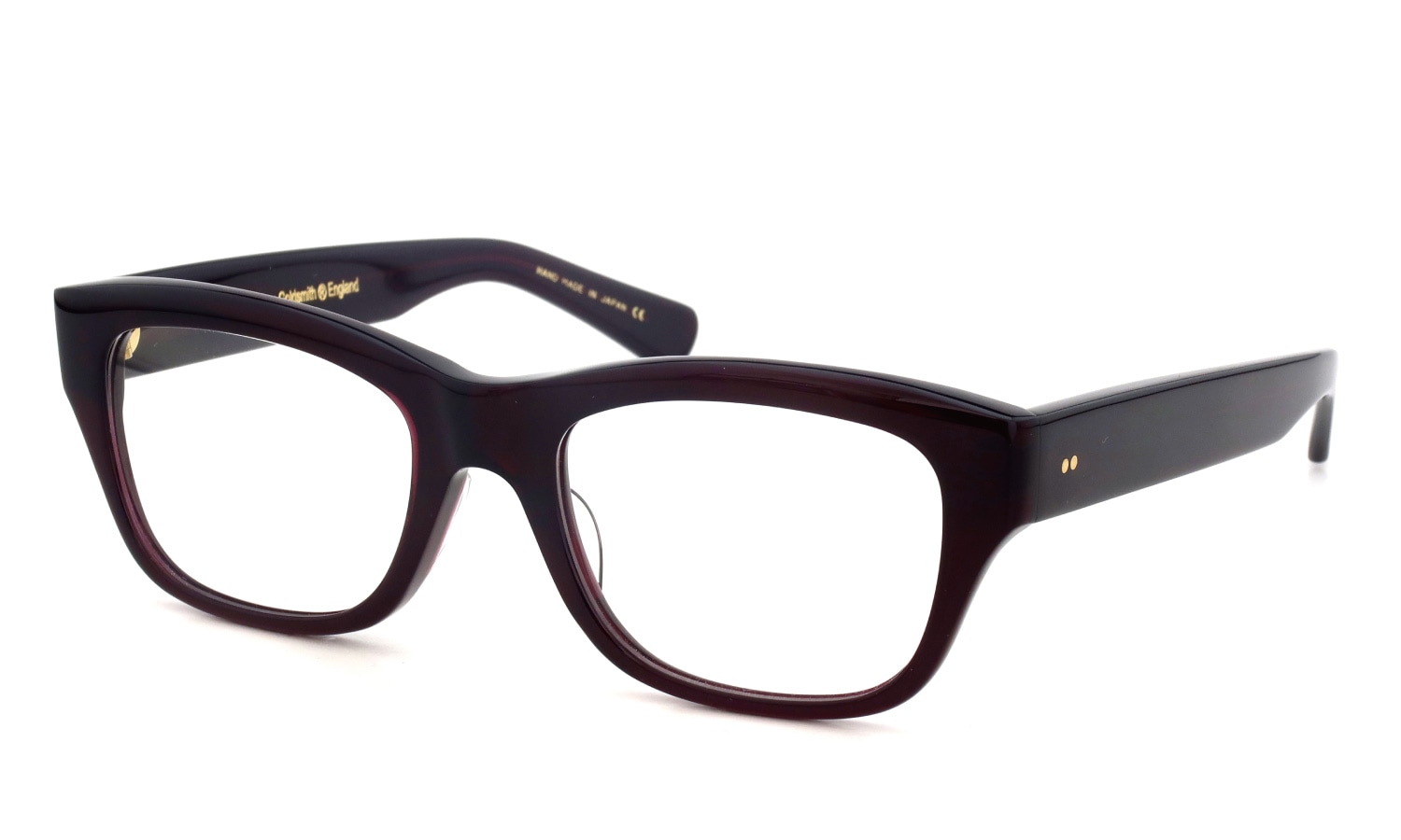 Oliver Goldsmith 定番メガネ CONSUL-s col.Red Coat 斜め正面
