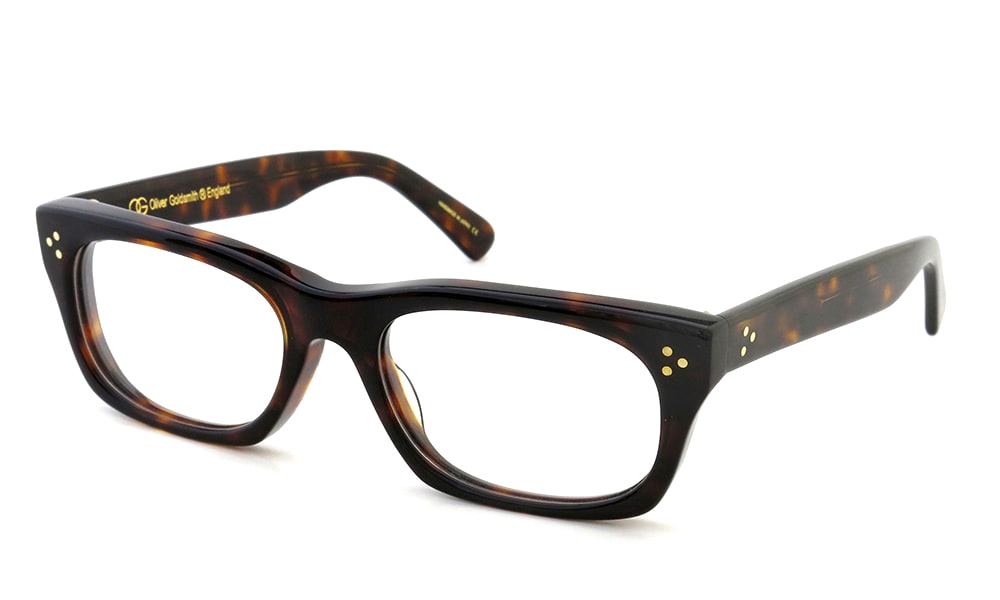 Oliver Goldsmith メガネ VICE CONSUL-g Dark Tortoiseshell 斜め正面