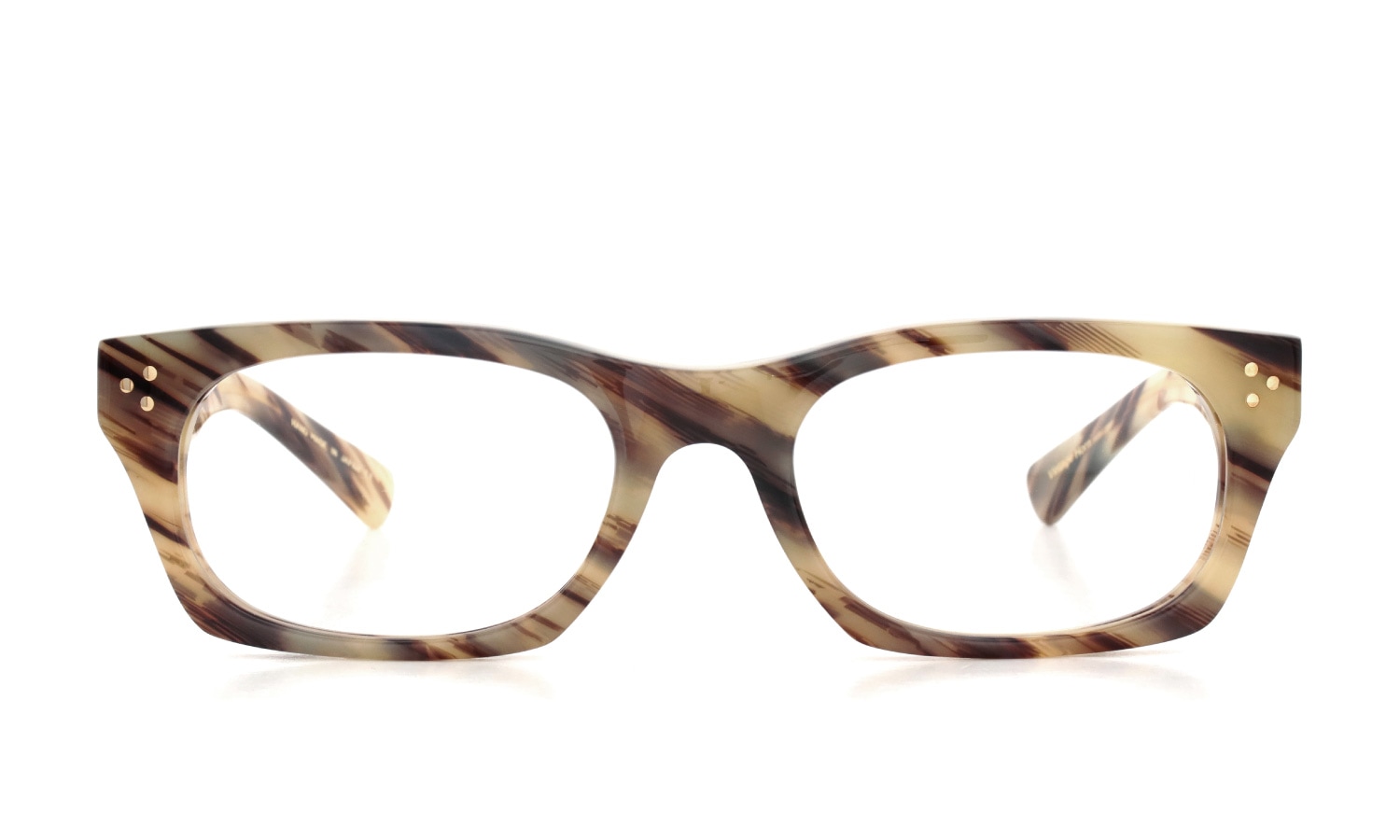 Oliver Goldsmith メガネ VICE CONSUL-S col.Vintage Horn 正面