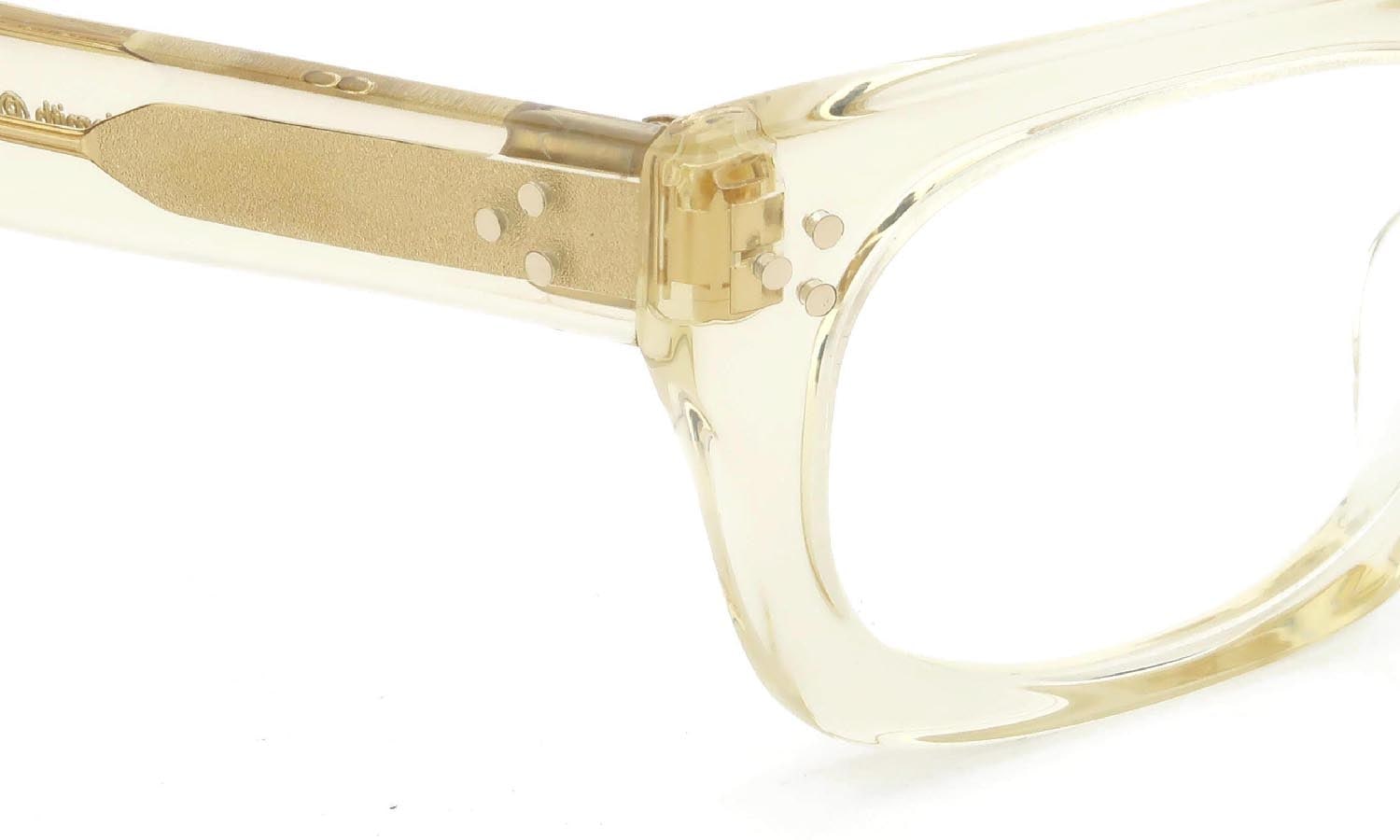 Oliver Goldsmith メガネ VICE CONSUL-ss col.Desert ヒンジ表側ディテール