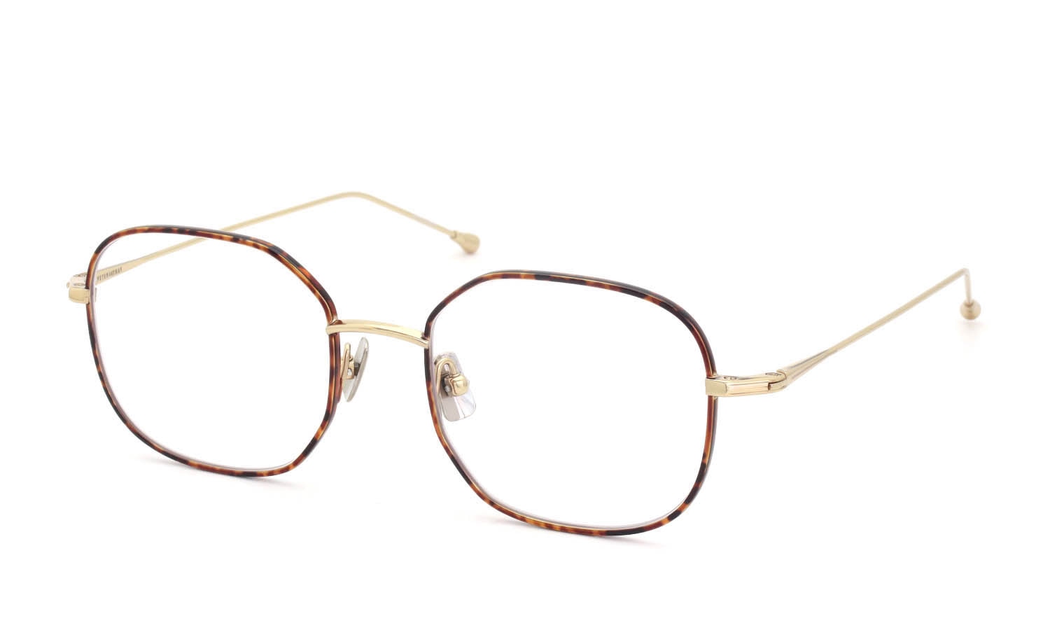 PETER AND MAY ピーターアンドメイ 伊達メガネ通販 COVER GIRL col.TORTOISE&GOLD