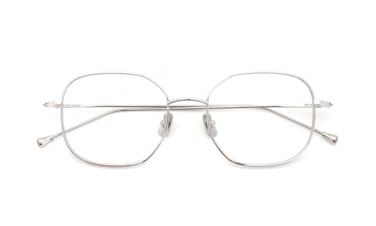 PETER AND MAY ピーターアンドメイ 伊達メガネ通販 COVER GIRL col.SILVER
