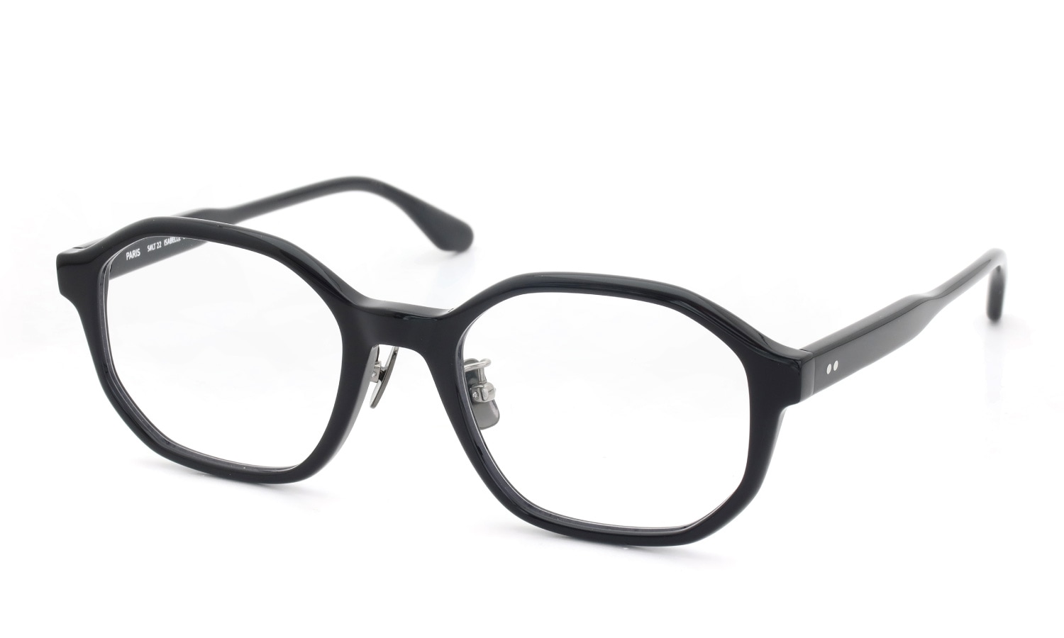 PETER AND MAY ピーターアンドメイ メガネ通販 ISABELLE 金属アームパット col.BLACK