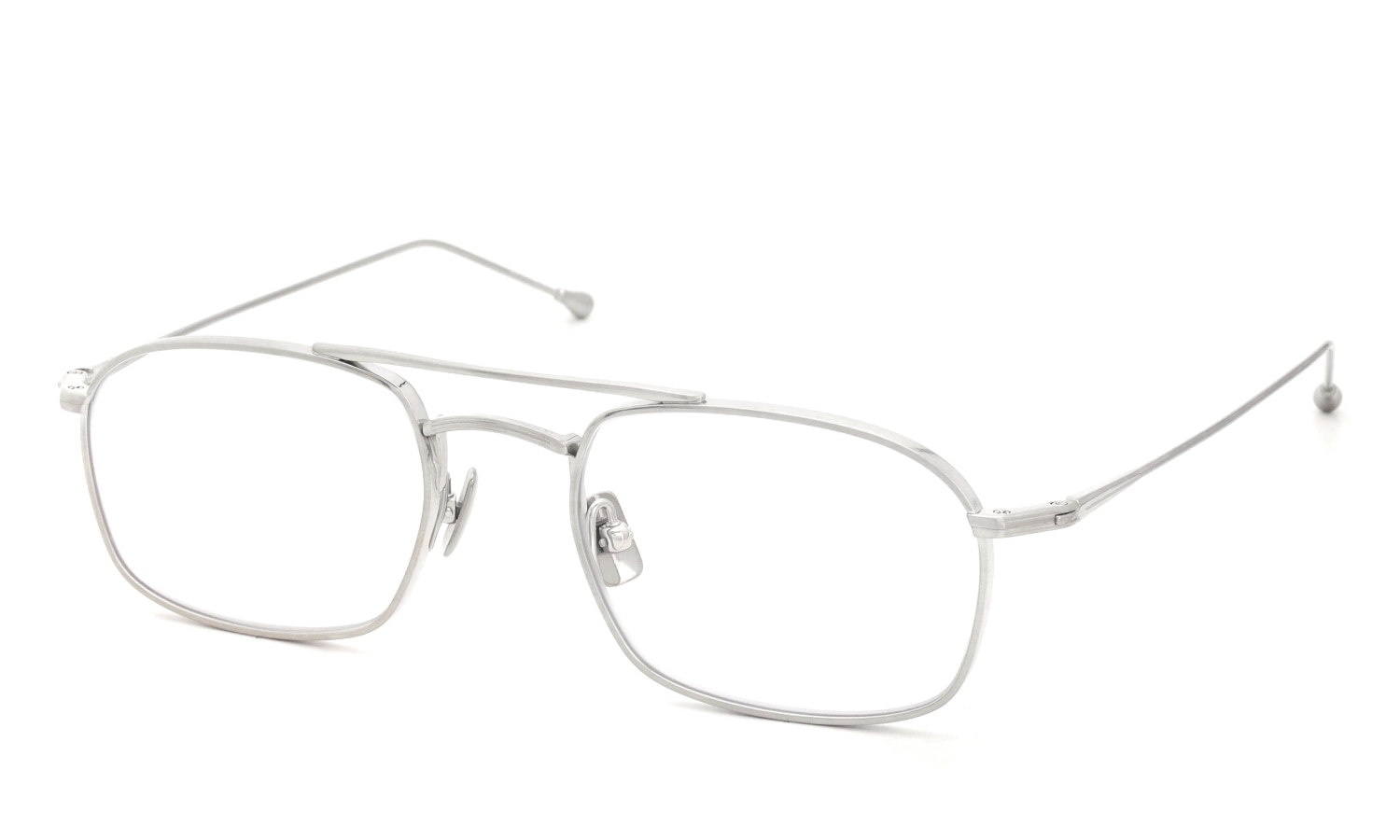 PETER AND MAY ピーターアンドメイ 伊達メガネ通販 MINI MACHINE col.BRUSHED SILVER