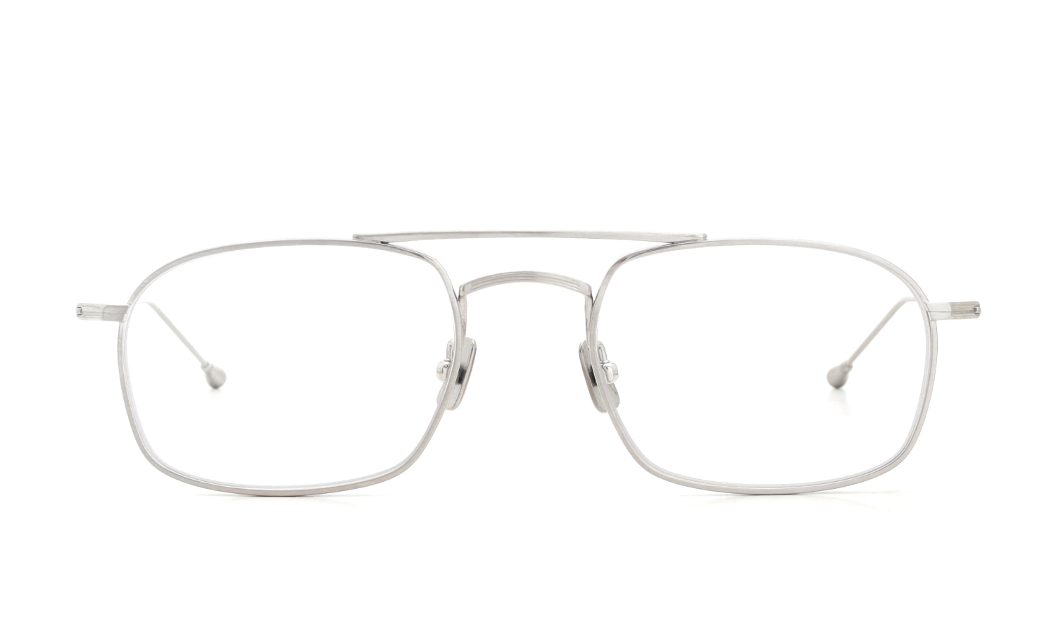 PETER AND MAY ピーターアンドメイ 伊達メガネ通販 MINI MACHINE col.BRUSHED SILVER