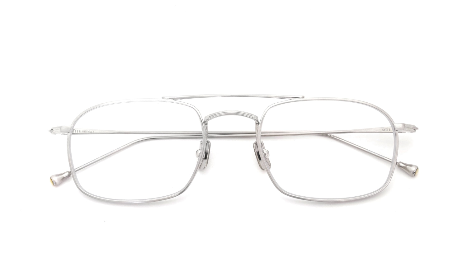 PETER AND MAY ピーターアンドメイ 伊達メガネ通販 MINI MACHINE col.BRUSHED SILVER