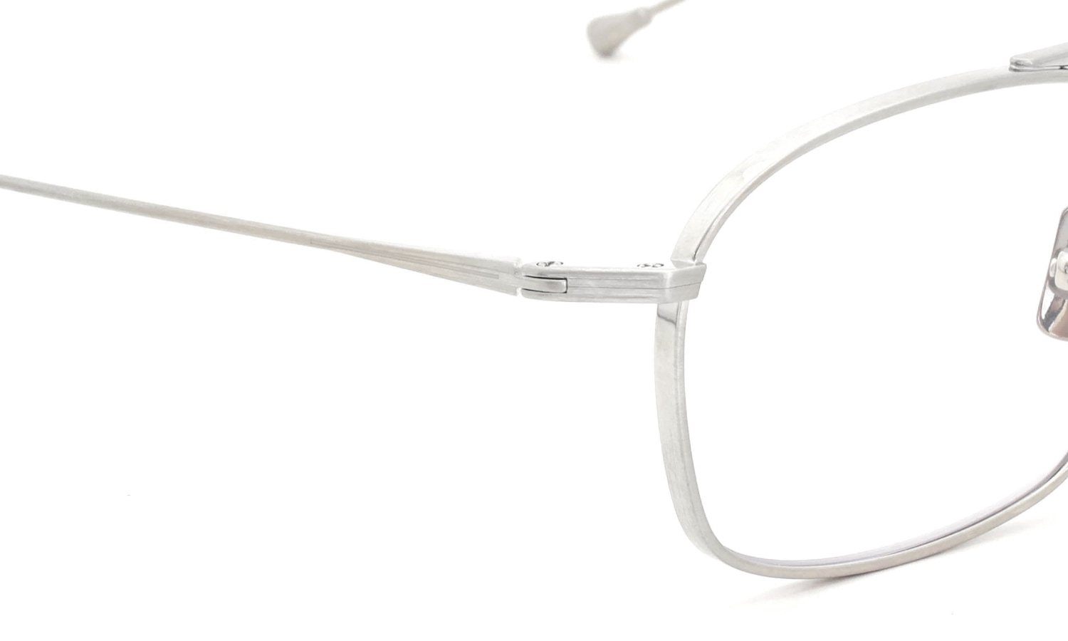 PETER AND MAY ピーターアンドメイ 伊達メガネ通販 MINI MACHINE col.BRUSHED SILVER