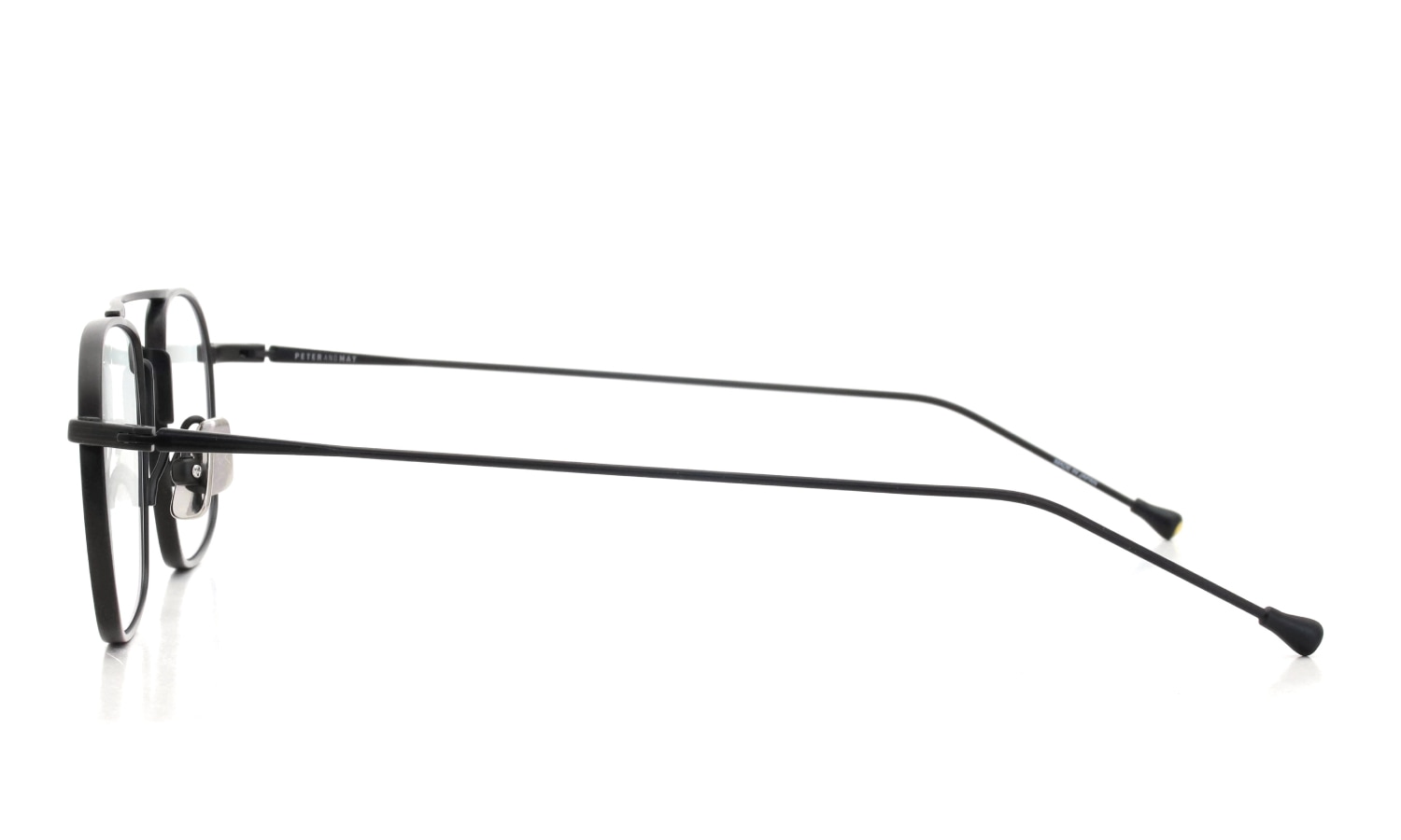 PETER AND MAY ピーターアンドメイ 伊達メガネ通販 MINI MACHINE col.MAT BLACK