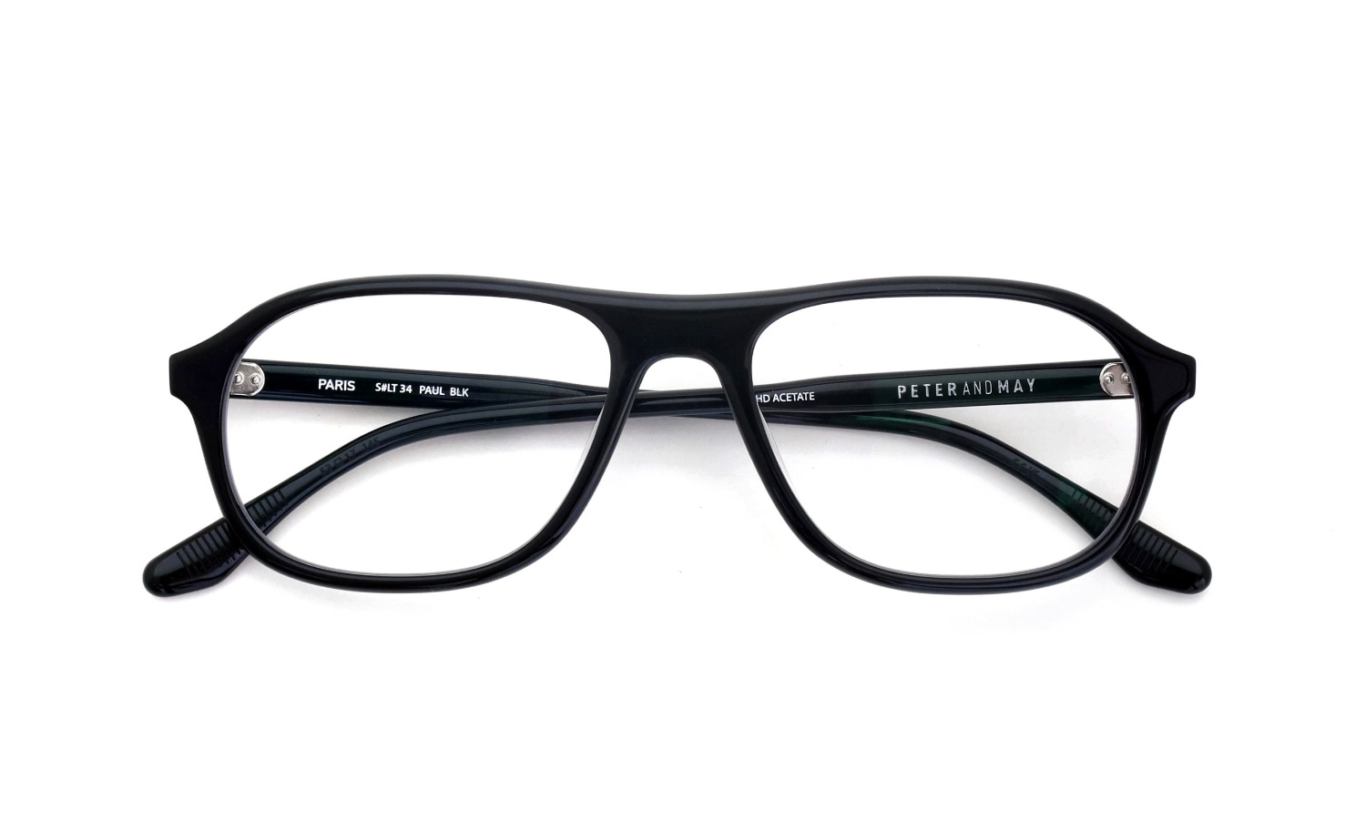 PETER AND MAY ピーターアンドメイ メガネ通販 PAUL col.BLACK