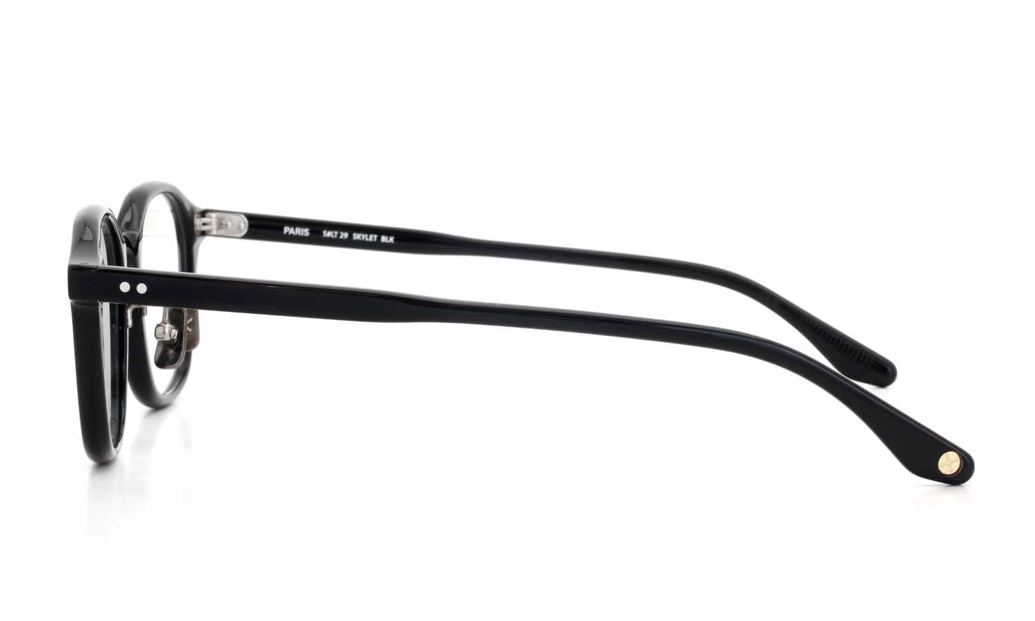 PETER AND MAY ピーターアンドメイ メガネ通販 SKYLET 金属アームパット col.BLACK