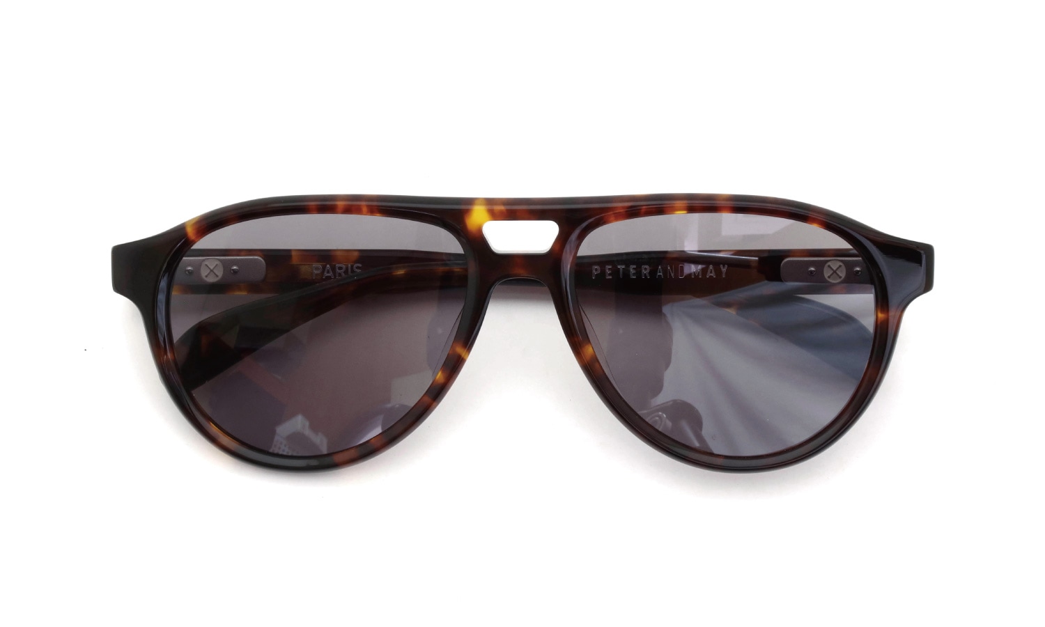 PETER AND MAY ピーターアンドメイ サングラス通販 YAN col.TORTOISE/LIGHT GREY