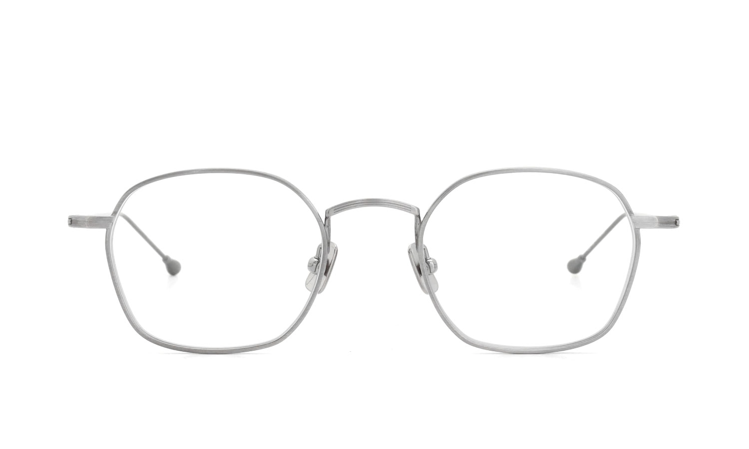 PETER AND MAY ピーターアンドメイ 伊達メガネ通販 THE WAY col.ANTIQUE SILVER