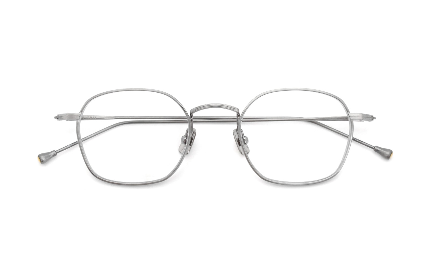 PETER AND MAY ピーターアンドメイ 伊達メガネ通販 THE WAY col.ANTIQUE SILVER