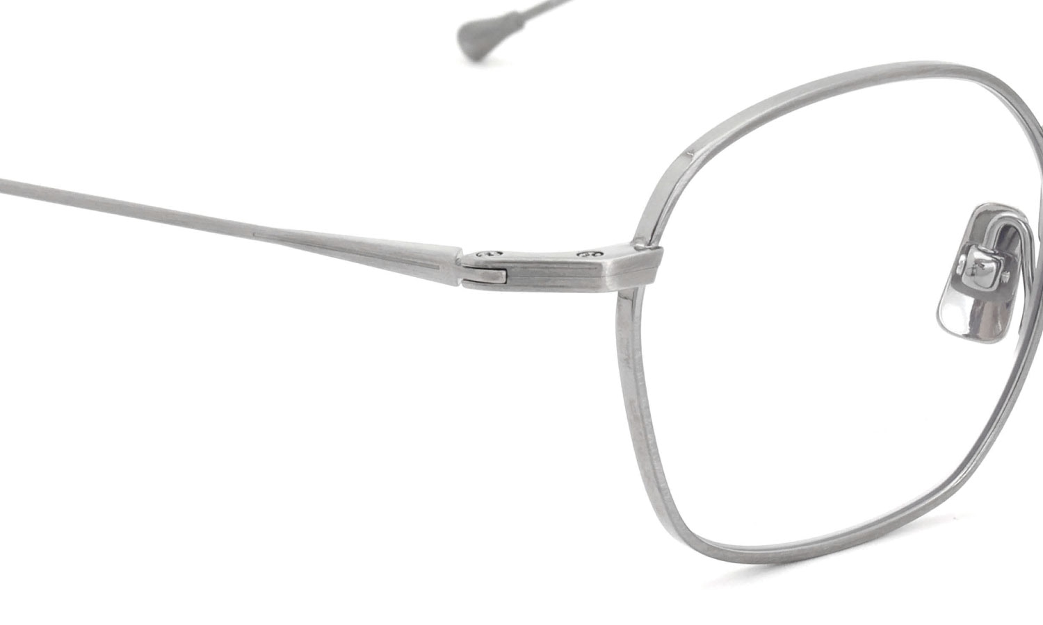 PETER AND MAY ピーターアンドメイ 伊達メガネ通販 THE WAY col.ANTIQUE SILVER