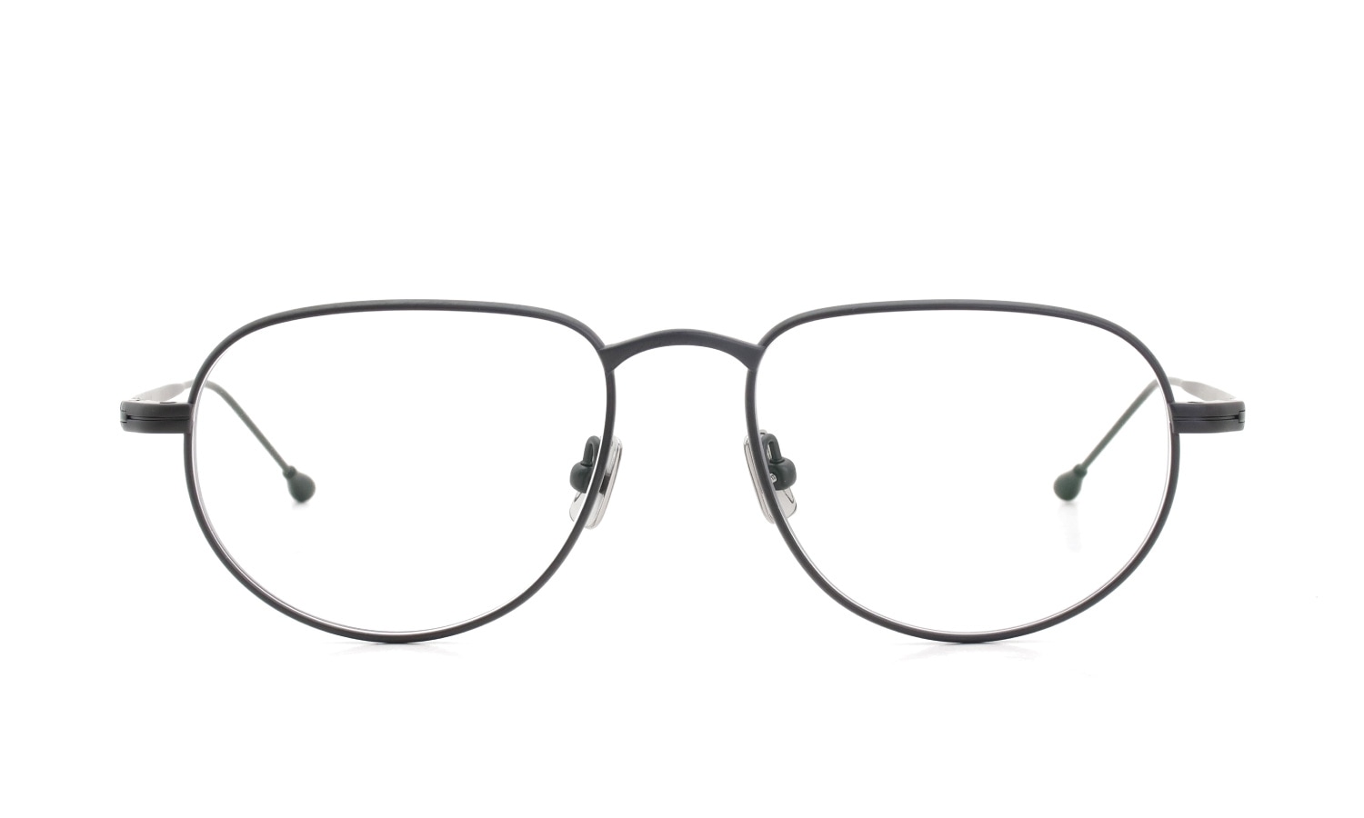 PETER AND MAY 伊達メガネ TT20 SAVANT col.MBK 正面