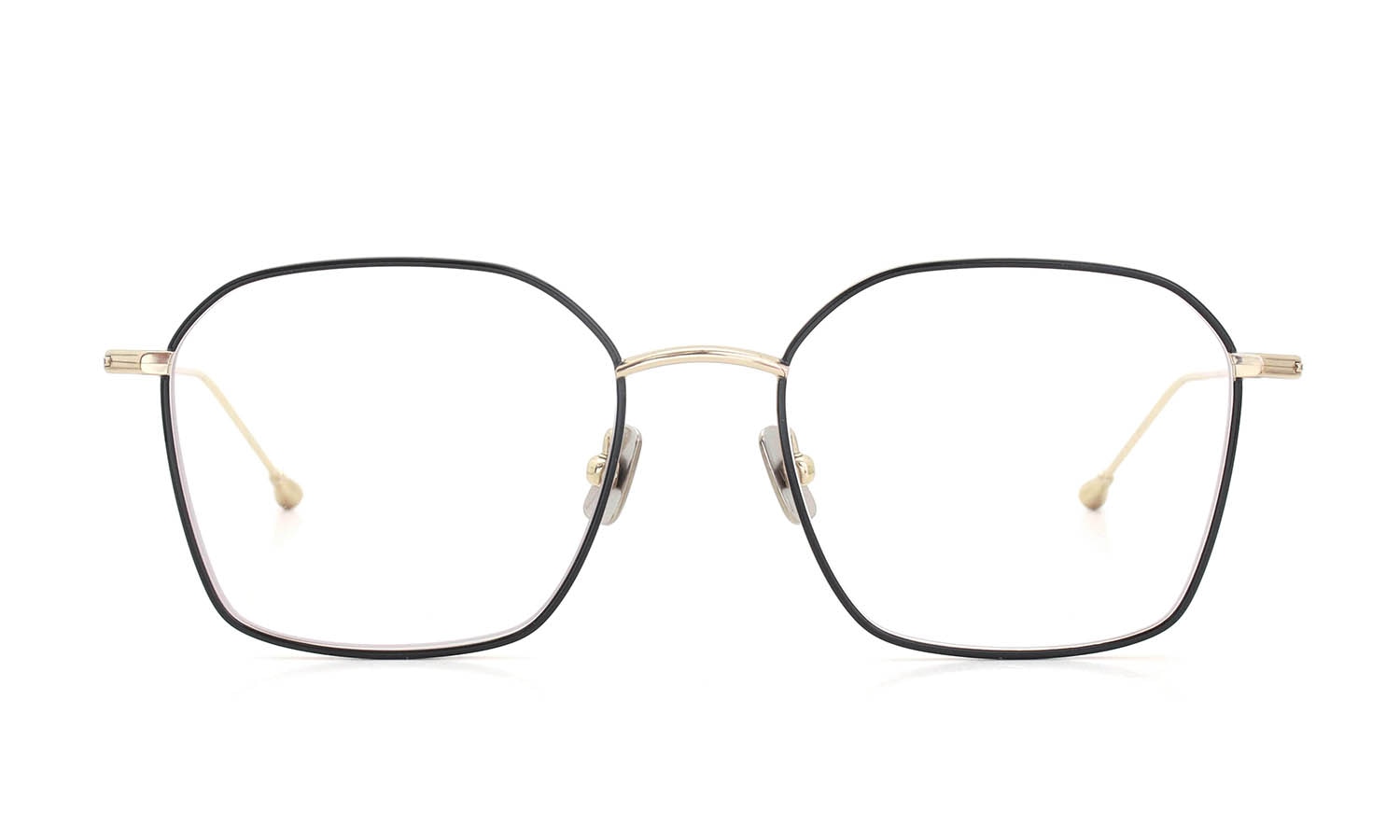 PETER AND MAY ピーターアンドメイ 伊達メガネ通販 TT6 MONDAY col.BLACK&GOLD