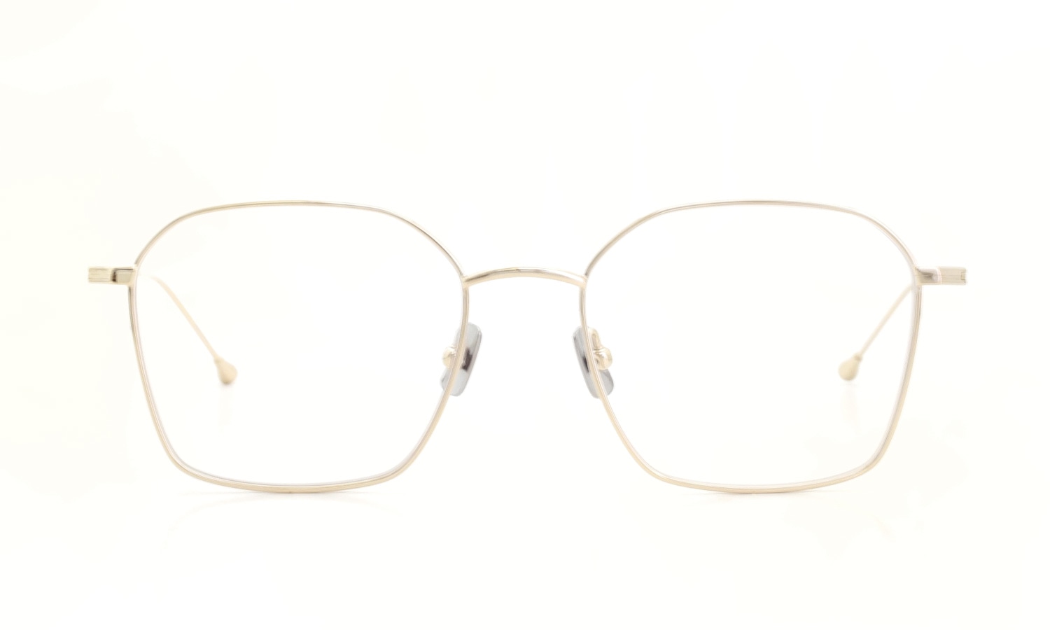 PETER AND MAY 伊達メガネ通販 TT6 MONDAY col.GOLD 正面