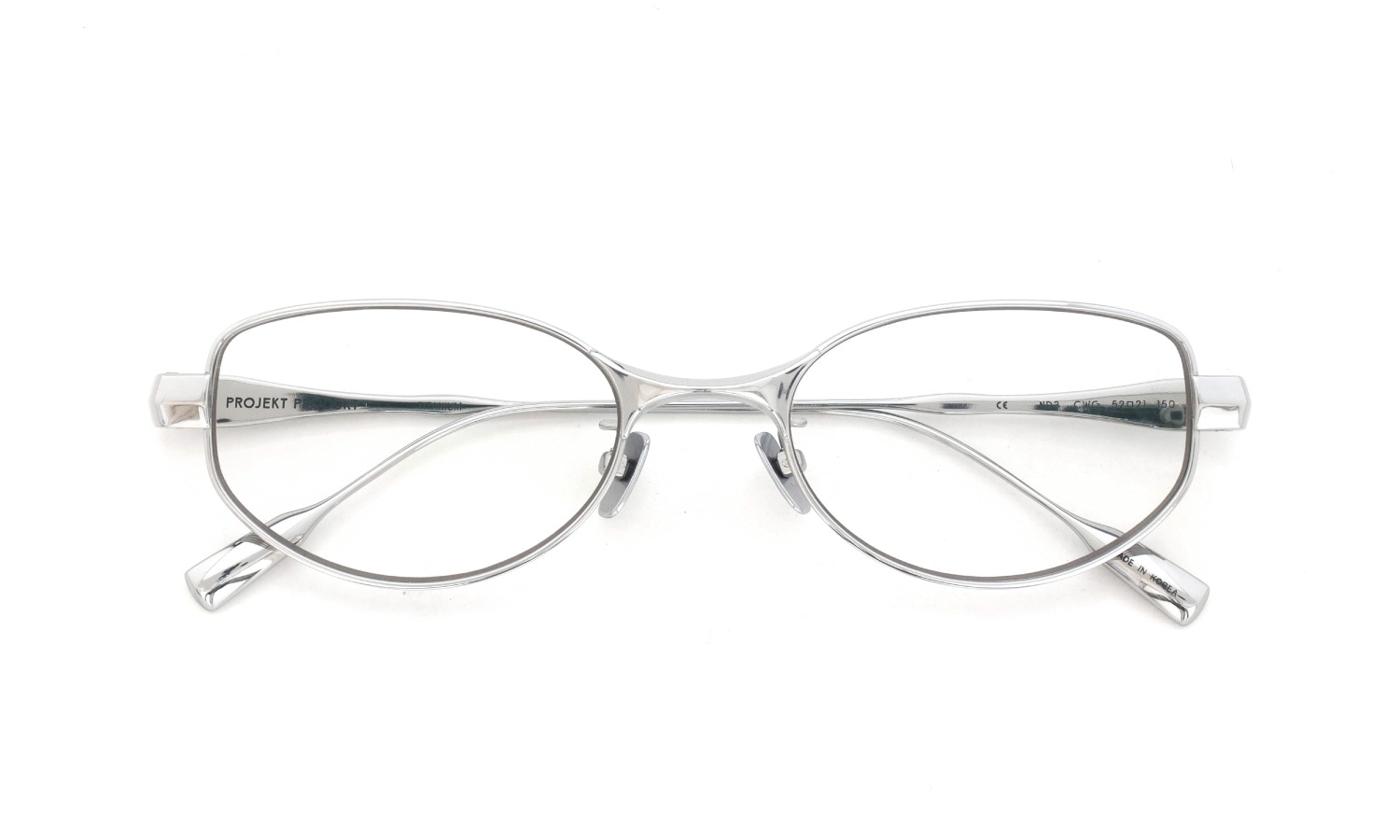 PROJEKT PRODUKT プロジェクト プロダクト サングラス ND3 CWG White Gold/Gray Discolor