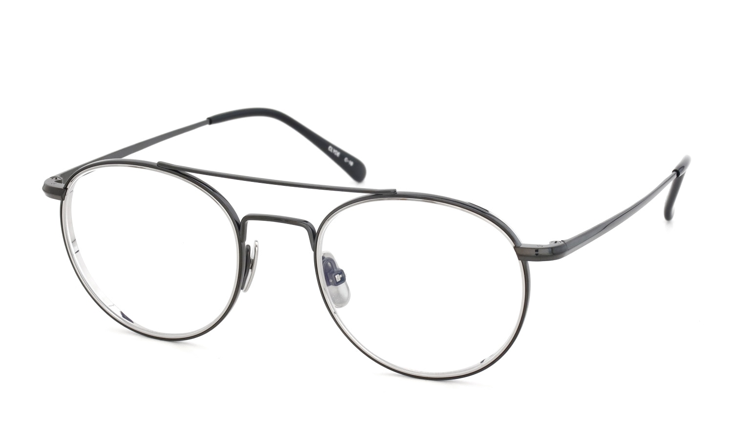 YELLOWS PLUS イエローズプラス メガネ CLYDE C10 斜め正面