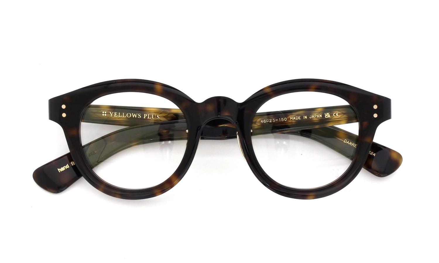 YELLOWS PLUS メガネ通販 DARREN C224 dark turtle
