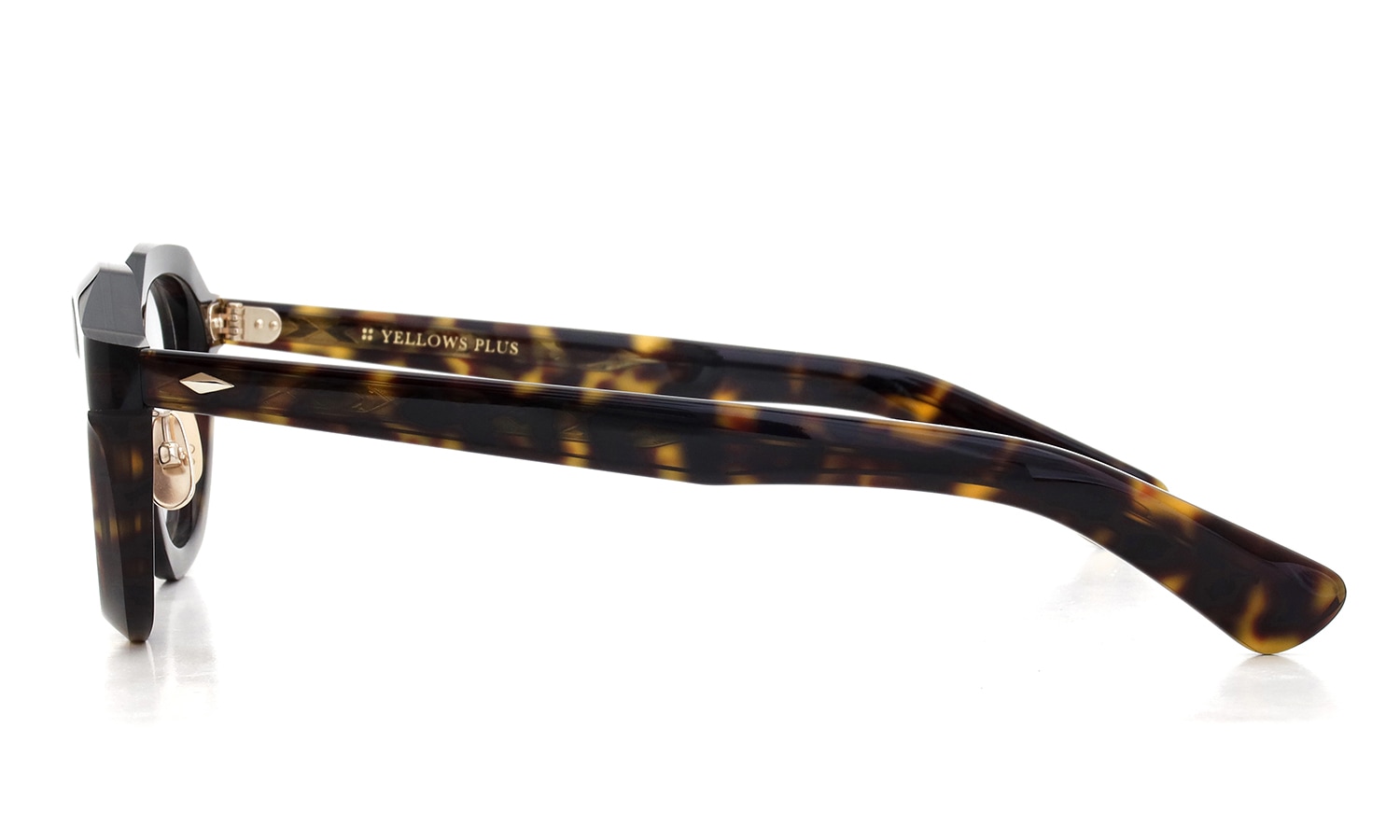 YELLOWS PLUS メガネ通販 DERICK C224 dark turtle 側面