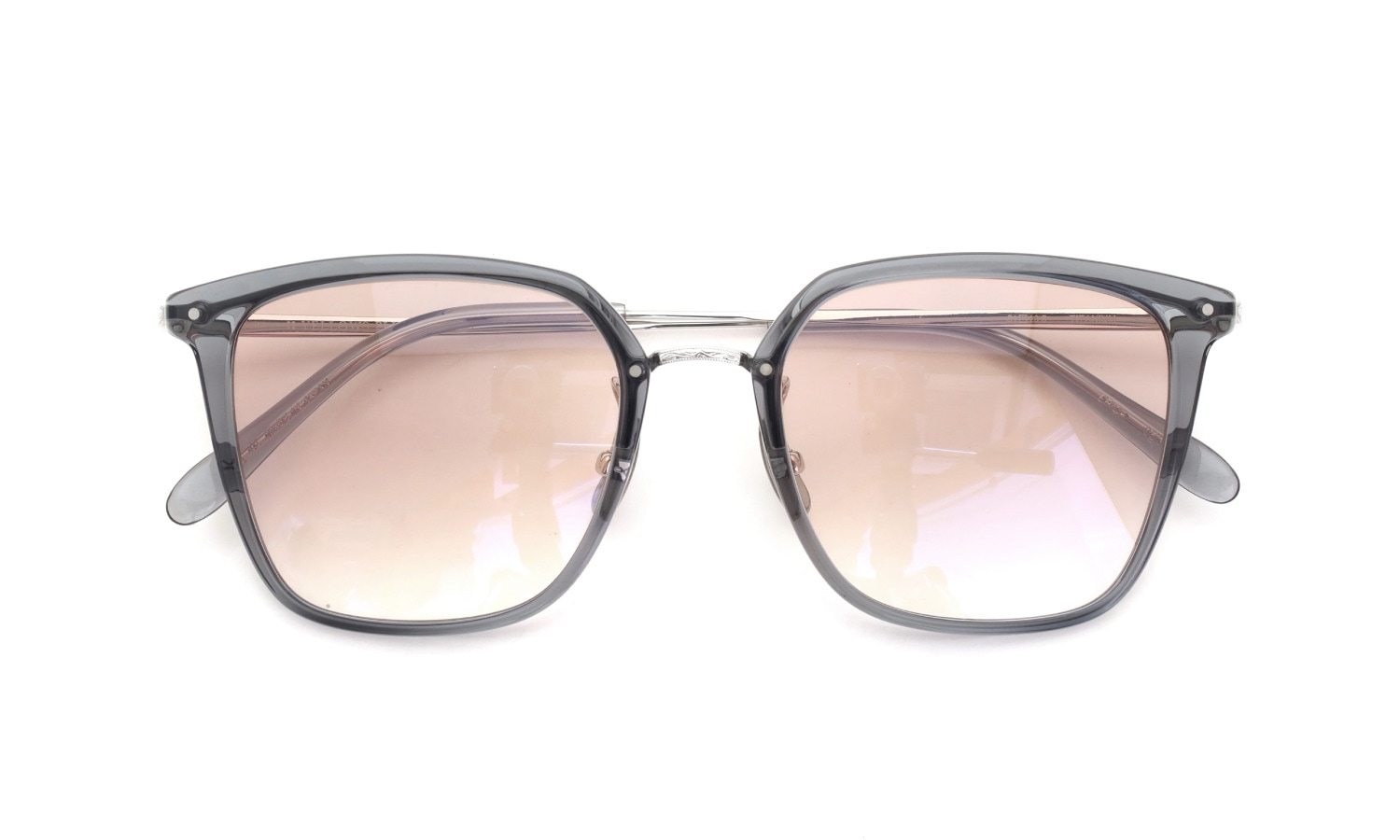 YELLOWS PLUS イエローズプラス サングラス通販 ERICA C538 frosty gray 折りたたみ正面