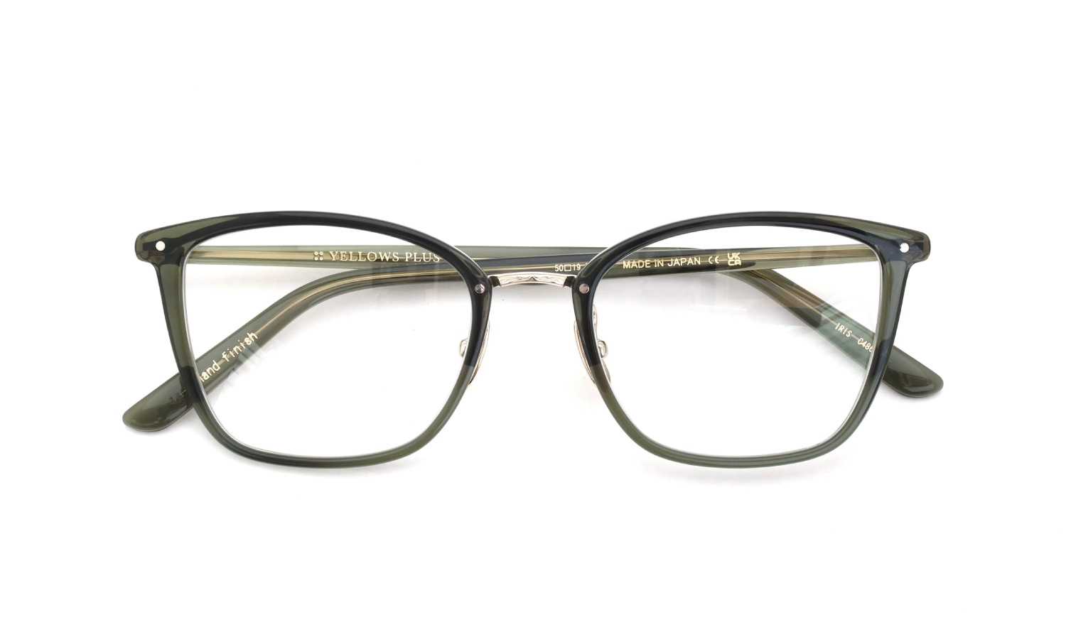 YELLOWS PLUS イエローズプラス メガネ通販 IRIS C486 ganges/gold