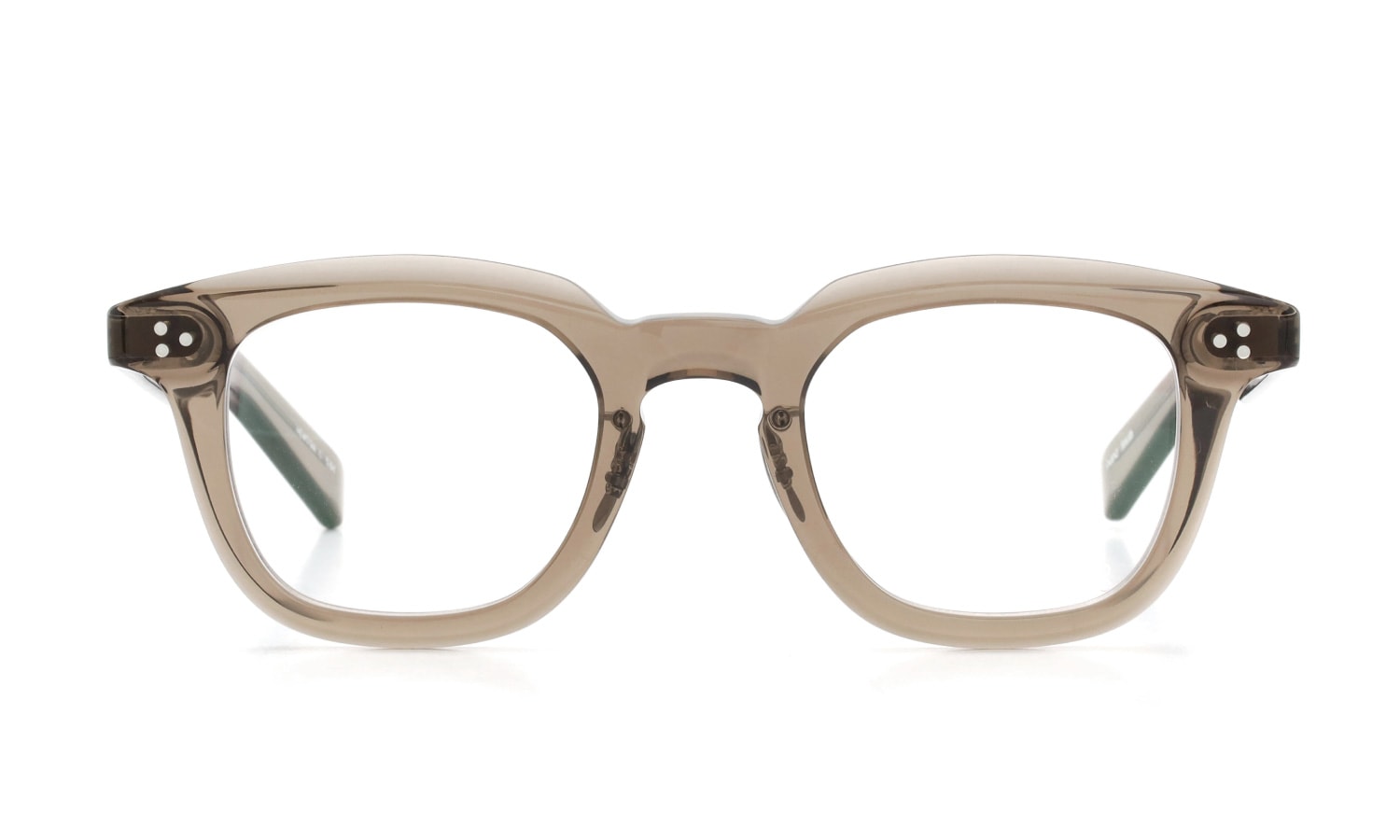 YELLOWS PLUS メガネ NEWTON C534 burnt umber