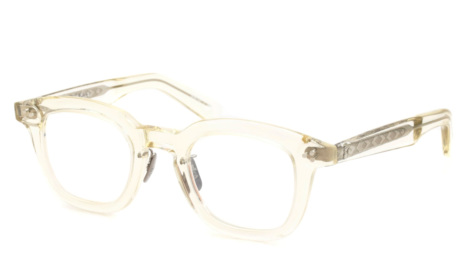 YELLOWS PLUS メガネ通販 NEWTON C566 vintage clear