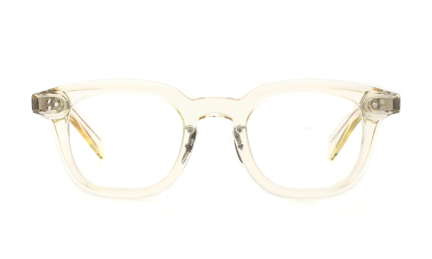 YELLOWS PLUS メガネ通販 NEWTON C566 vintage clear