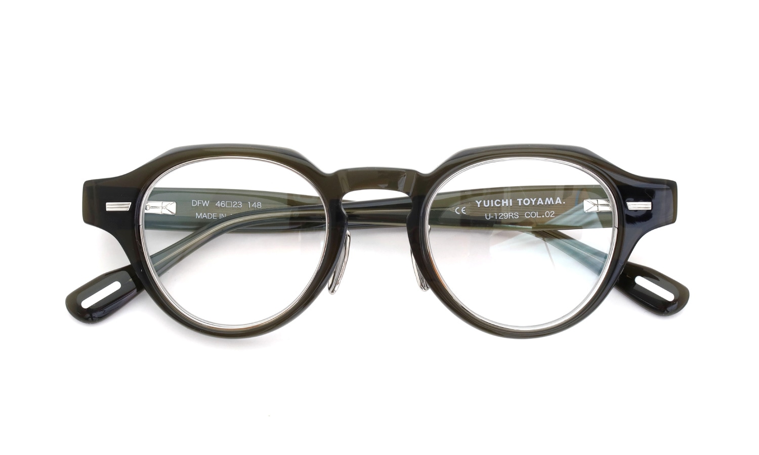 YUICHI TOYAMA メガネ通販 U-129RS DFW col.02