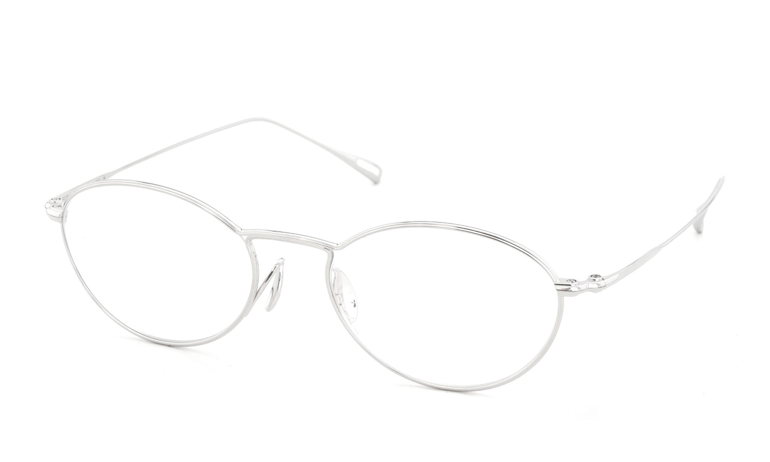 YUICHI TOYAMA メガネ通販 U-183 Ivy col.02 Silver 斜め正面
