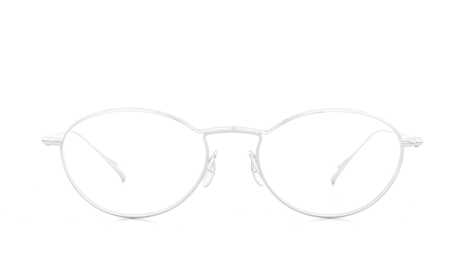 YUICHI TOYAMA メガネ通販 U-183 Ivy col.02 Silver 正面