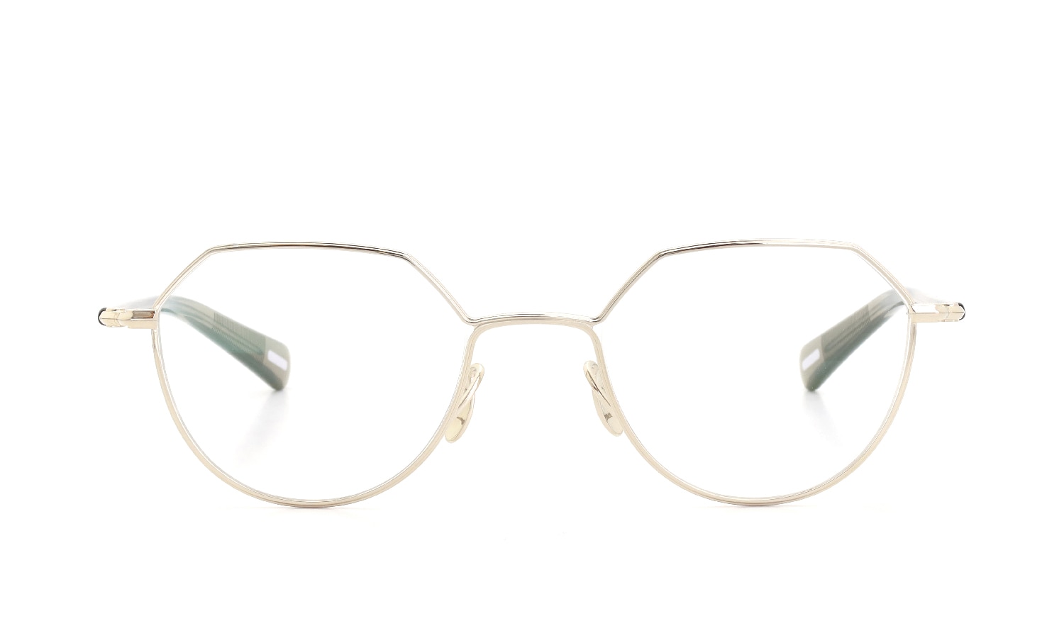 YUICHI TOYAMA メガネ通販 U-178 Harry col.01 White gold / Taupe