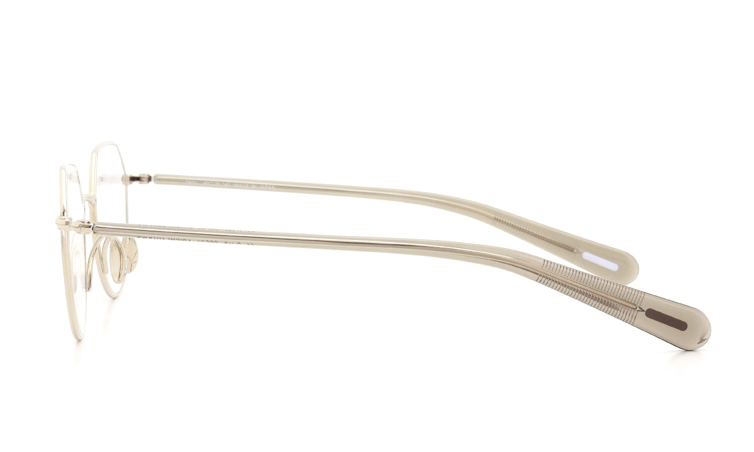 YUICHI TOYAMA メガネ通販 U-178 Harry col.01 White gold / Taupe