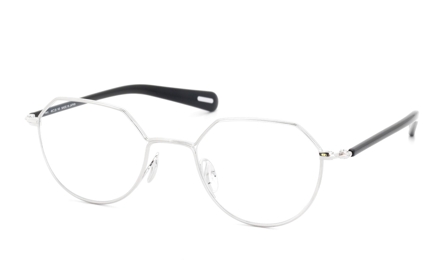 YUICHI TOYAMA メガネ通販 U-178 Harry col.02 Silver / Black