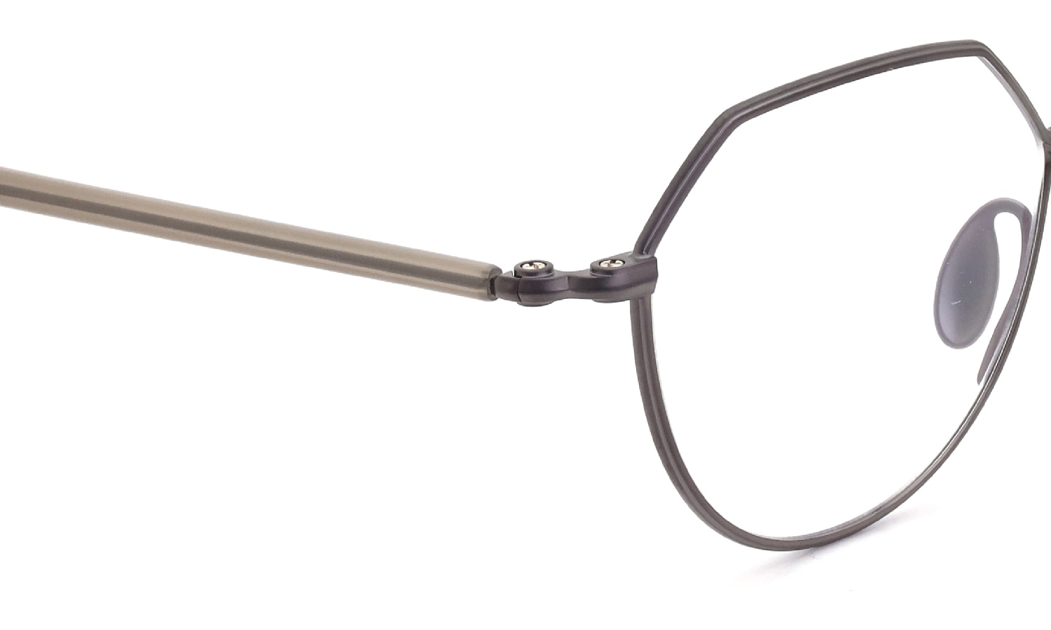 YUICHI TOYAMA メガネ通販 U-178 Harry col.04 Matt brown / Charcoal gray