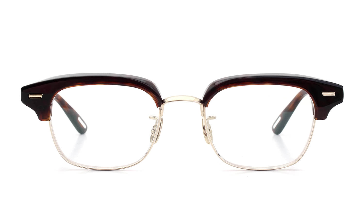 YUICHITOYAMA:5 メガネ通販 FORT GREENE Col.03 Demi / White gold