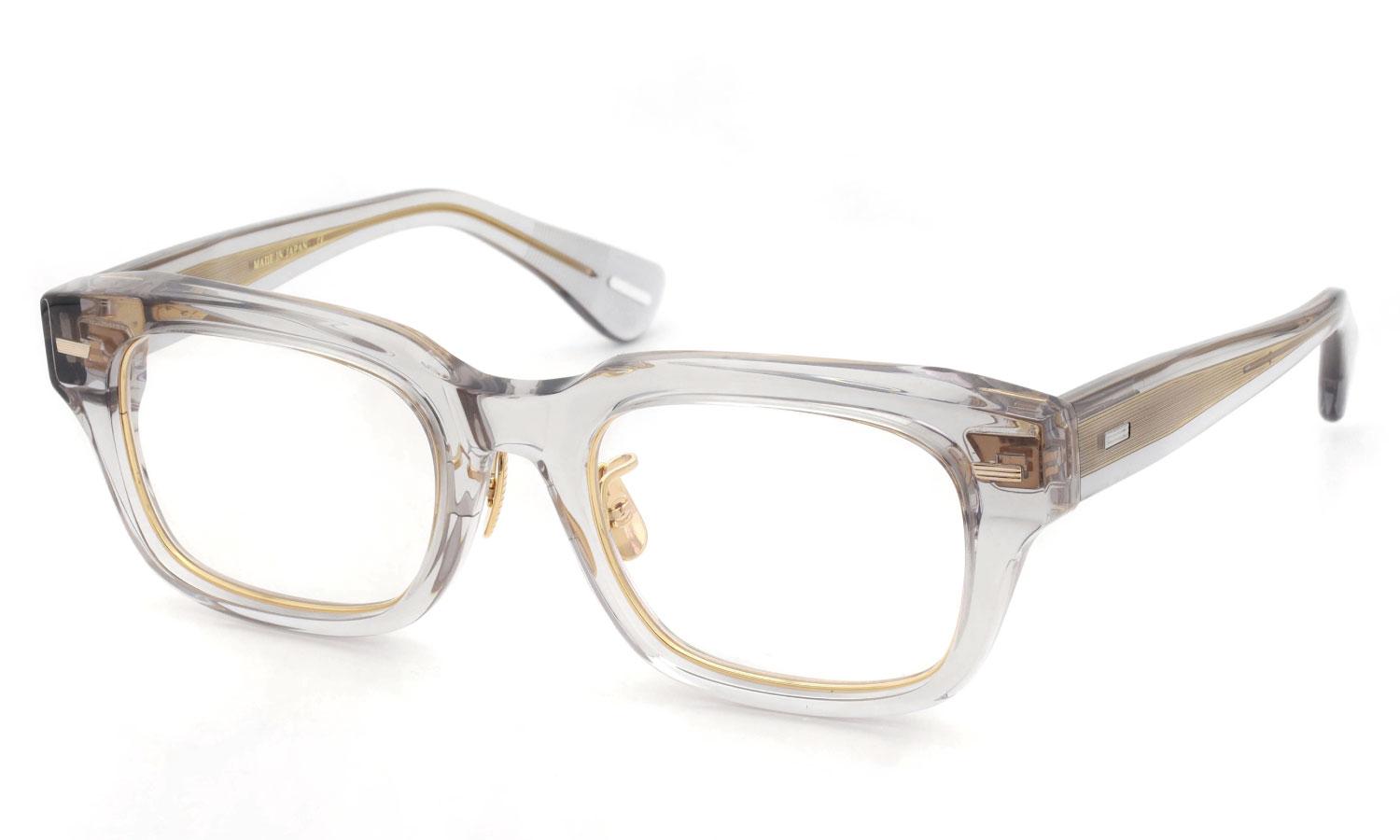 YUICHITOYAMA:5 メガネ通販 WILLIAMSBURG Col.04 Clear Gray / Gold