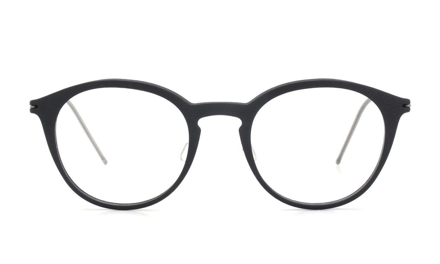 Annu メガネ通販 Panto 11 M BLK-Float/Raw 50size