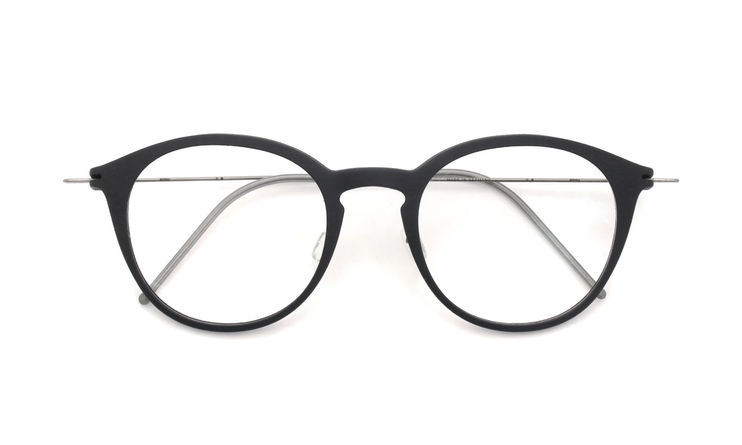 Annu メガネ通販 Panto 11 M BLK-Float/Raw 50size