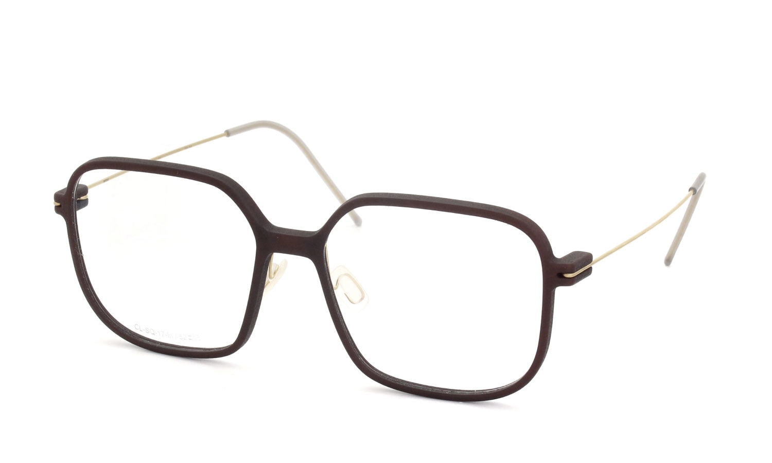 Annu メガネ通販 Square 17 M DBR-Float/Gold