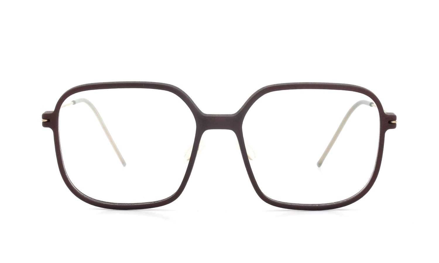 Annu メガネ通販 Square 17 M DBR-Float/Gold